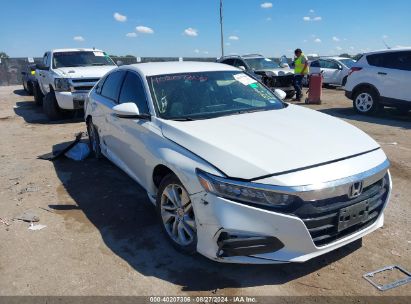 2020 HONDA ACCORD LX White  Gasoline 1HGCV1F19LA016251 photo #1