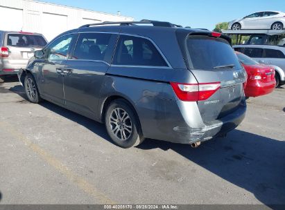 2012 HONDA ODYSSEY EX-L Gray  Gasoline 5FNRL5H67CB066328 photo #4