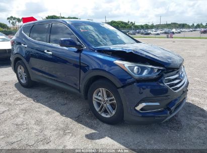 2018 HYUNDAI SANTA FE SPORT 2.4L Dark Blue  Gasoline 5XYZT3LBXJG550864 photo #1