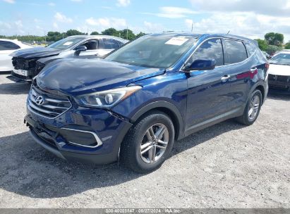 2018 HYUNDAI SANTA FE SPORT 2.4L Dark Blue  Gasoline 5XYZT3LBXJG550864 photo #3