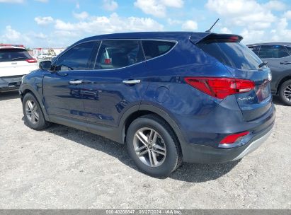 2018 HYUNDAI SANTA FE SPORT 2.4L Dark Blue  Gasoline 5XYZT3LBXJG550864 photo #4