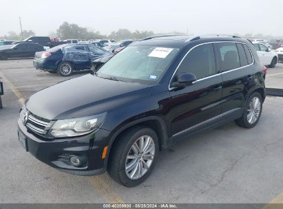 2016 VOLKSWAGEN TIGUAN SE Black  Gasoline WVGAV7AX6GW527506 photo #3