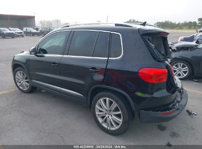 2016 VOLKSWAGEN TIGUAN SE Black  Gasoline WVGAV7AX6GW527506 photo #4