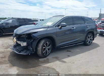 2022 LEXUS RX 350L Gray  Gasoline JTJHZKEA4N2023571 photo #3