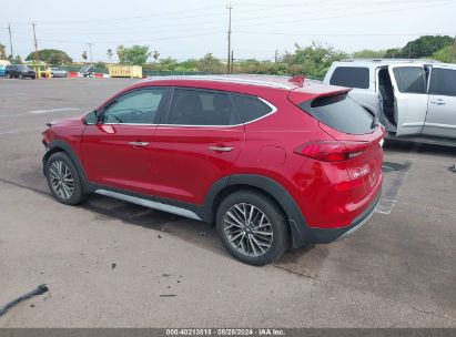 2021 HYUNDAI TUCSON LIMITED Red  Gasoline KM8J3CAL6MU385919 photo #4