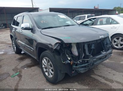 2014 JEEP GRAND CHEROKEE LIMITED Gray  Flexible Fuel 1C4RJEBG5EC212281 photo #1