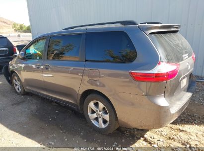 2017 TOYOTA SIENNA LE 8 PASSENGER Gray  Gasoline 5TDKZ3DC2HS885119 photo #4