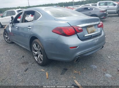 2016 INFINITI Q70L 5.6X Blue  Gasoline JN1AY1PR7GM590095 photo #4