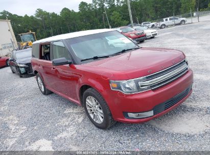 2014 FORD FLEX SEL Maroon  Gasoline 2FMGK5C87EBD25267 photo #1