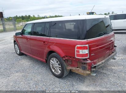 2014 FORD FLEX SEL Maroon  Gasoline 2FMGK5C87EBD25267 photo #4