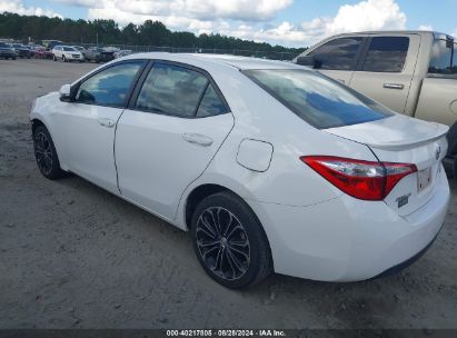 2014 TOYOTA COROLLA S PLUS White  Gasoline 5YFBURHE3EP016790 photo #4