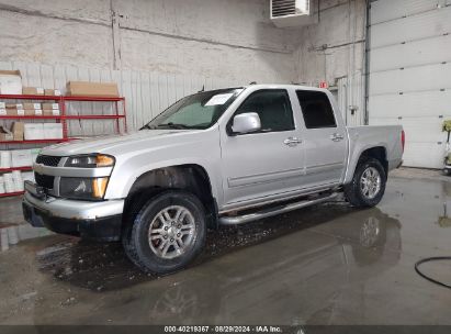 2011 CHEVROLET COLORADO LT Silver  Gasoline 1GCHTCFE6B8103538 photo #3