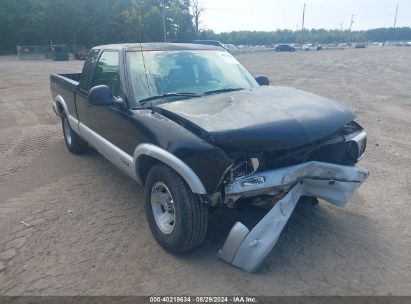 1996 CHEVROLET S TRUCK S10 Black  Gasoline 1GCCS19X9T8202015 photo #1