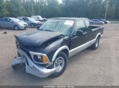 1996 CHEVROLET S TRUCK S10 Black  Gasoline 1GCCS19X9T8202015 photo #3