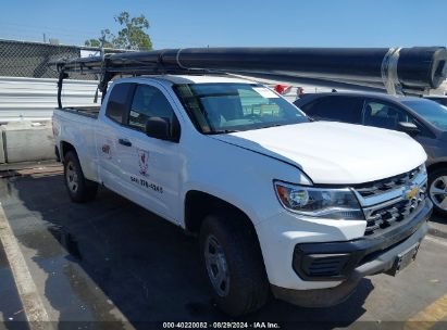 2021 CHEVROLET COLORADO 2WD  LONG BOX WT White  Gasoline 1GCHSBEA5M1292030 photo #1