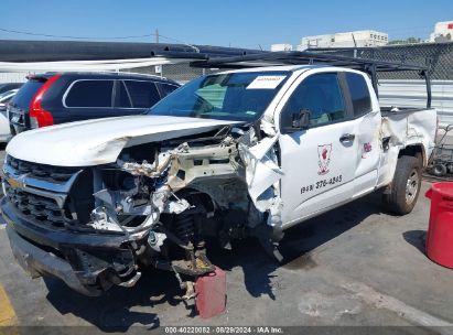 2021 CHEVROLET COLORADO 2WD  LONG BOX WT White  Gasoline 1GCHSBEA5M1292030 photo #3