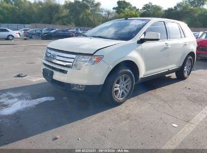 2008 FORD EDGE SEL White  Gasoline 2FMDK48C48BA53811 photo #3