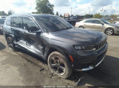 2021 JEEP GRAND CHEROKEE L LIMITED 4X4 Gray  Gasoline 1C4RJKBG8M8182726 photo #1