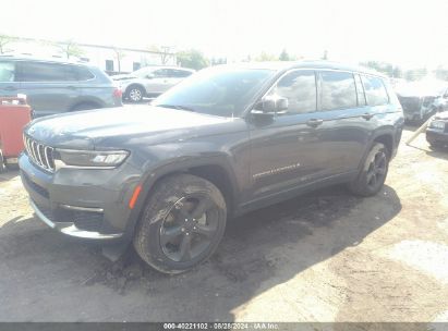 2021 JEEP GRAND CHEROKEE L LIMITED 4X4 Gray  Gasoline 1C4RJKBG8M8182726 photo #3