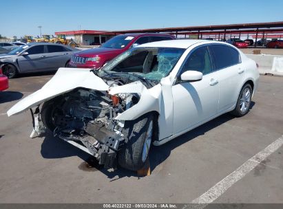 2011 INFINITI G25 White  Gasoline JN1DV6AP6BM600733 photo #3