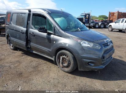 2015 FORD TRANSIT CONNECT XLT Gray  Gasoline NM0GS9F74F1208836 photo #1