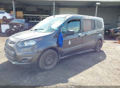 2015 FORD TRANSIT CONNECT XLT Gray  Gasoline NM0GS9F74F1208836 photo #3