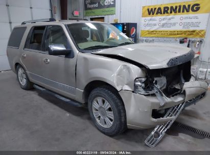 2007 LINCOLN NAVIGATOR ULTIMATE Tan  Gasoline 5LMFU28537LJ23884 photo #1