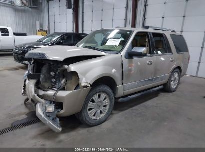 2007 LINCOLN NAVIGATOR ULTIMATE Tan  Gasoline 5LMFU28537LJ23884 photo #3