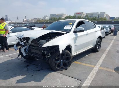 2014 BMW X6 XDRIVE35I White  Gasoline 5UXFG2C56E0K41558 photo #3