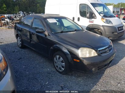 2008 SUZUKI FORENZA CONVENIENCE/POPULAR Black  Gasoline KL5JD56Z28K837642 photo #1