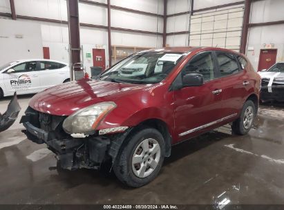 2014 NISSAN ROGUE SELECT S Red  Gasoline JN8AS5MV6EW701037 photo #3