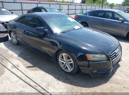 2011 AUDI A5 2.0T PREMIUM Black  Gasoline WAULFAFR7BA037662 photo #1