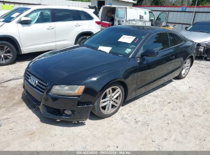 2011 AUDI A5 2.0T PREMIUM Black  Gasoline WAULFAFR7BA037662 photo #3