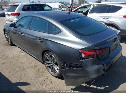 2024 AUDI A5 SPORTBACK PREMIUM 45 TFSI S LINE QUATTRO S TRONIC Gray  Gasoline WAUDACF52RA110250 photo #4