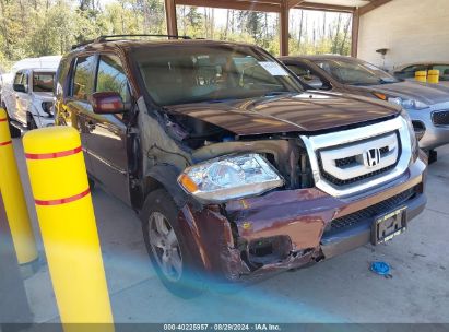 2011 HONDA PILOT EXL Brown  Gasoline 5FNYF4851BB095245 photo #1