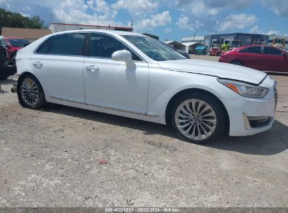 2018 GENESIS G90 3.3T PREMIUM White  Gasoline KMHG34JA7JU044717 photo #1