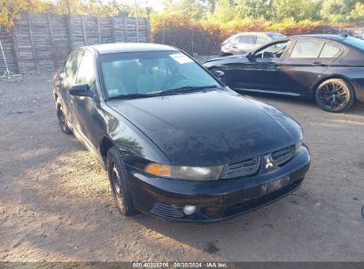 2003 MITSUBISHI GALANT ES/LS Black  Gasoline 4A3AA46G63E208076 photo #1