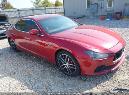 2014 MASERATI GHIBLI S Q4 Red  Gasoline ZAM57RTA2E1117036 photo #1