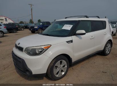 2014 KIA SOUL White  Gasoline KNDJN2A29E7068099 photo #3