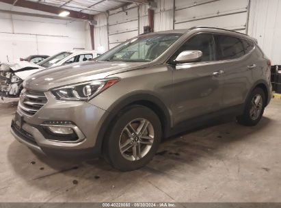 2018 HYUNDAI SANTA FE SPORT 2.4L Gray  Gasoline 5NMZU3LB7JH053273 photo #3