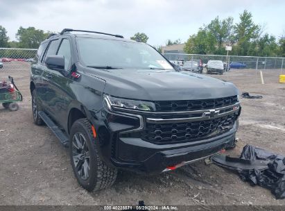 2022 CHEVROLET TAHOE 4WD Z71 Black  Gasoline 1GNSKPKD2NR189465 photo #1