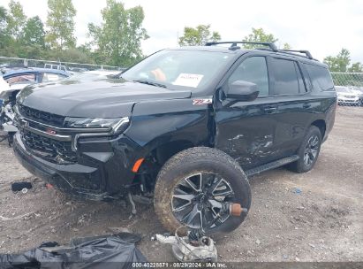 2022 CHEVROLET TAHOE 4WD Z71 Black  Gasoline 1GNSKPKD2NR189465 photo #3