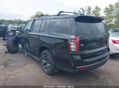 2022 CHEVROLET TAHOE 4WD Z71 Black  Gasoline 1GNSKPKD2NR189465 photo #4