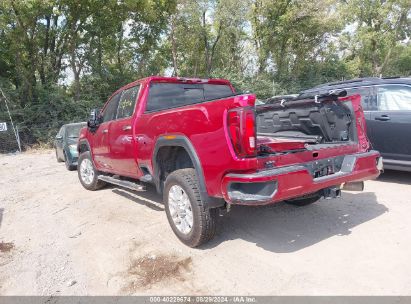 2022 GMC SIERRA 2500HD 4WD  STANDARD BED DENALI Red  Diesel 1GT49REY7NF285634 photo #4