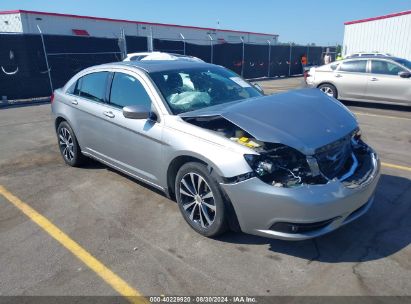 2013 CHRYSLER 200 TOURING Silver  Gasoline 1C3CCBBB2DN542213 photo #1