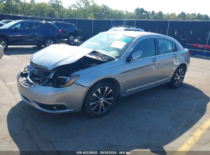 2013 CHRYSLER 200 TOURING Silver  Gasoline 1C3CCBBB2DN542213 photo #3