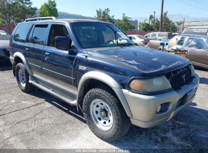 2002 MITSUBISHI MONTERO SPORT LTD Blue  Gasoline JA4LS41R12J025573 photo #1