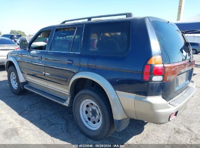 2002 MITSUBISHI MONTERO SPORT LTD Blue  Gasoline JA4LS41R12J025573 photo #4