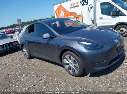 2023 TESLA MODEL Y AWD/LONG RANGE DUAL MOTOR ALL-WHEEL DRIVE Gray  Electric 7SAYGDEE1PF892686 photo #1