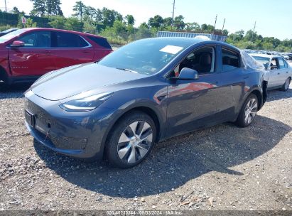 2023 TESLA MODEL Y AWD/LONG RANGE DUAL MOTOR ALL-WHEEL DRIVE Gray  Electric 7SAYGDEE1PF892686 photo #3